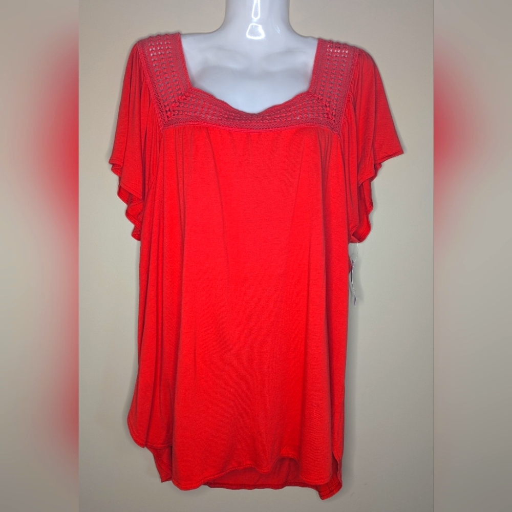 Old Navy Short Sleeve Square Neck Shirt